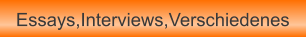 Essays,Interviews,Verschiedenes